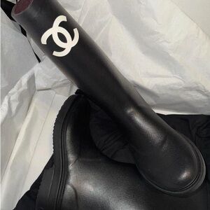CHANEL rain boots